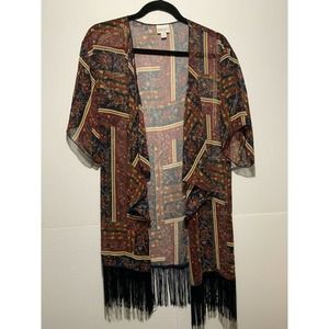 Lularoe NWT Small Monroe Kimono Cardigan Womens